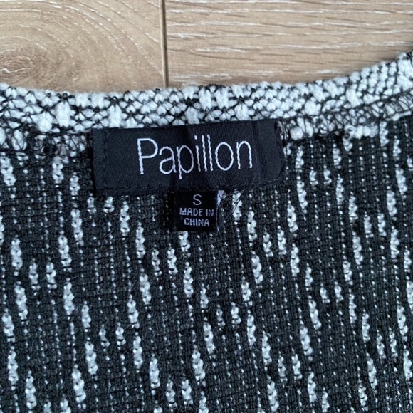 Papillon cardigan textured with pockets size small - Picture 4 of 6